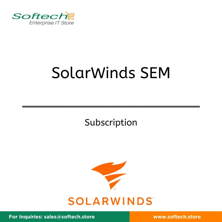 SolarWinds Security Event Manager (SEM) for Servers & Workstations - Annual Maintenance Renewal - SolarWinds SEM
