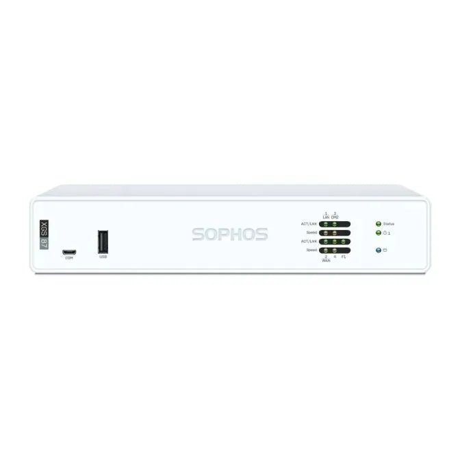 Sophos XGS 87 Firewall Security Appliance - UK power cord