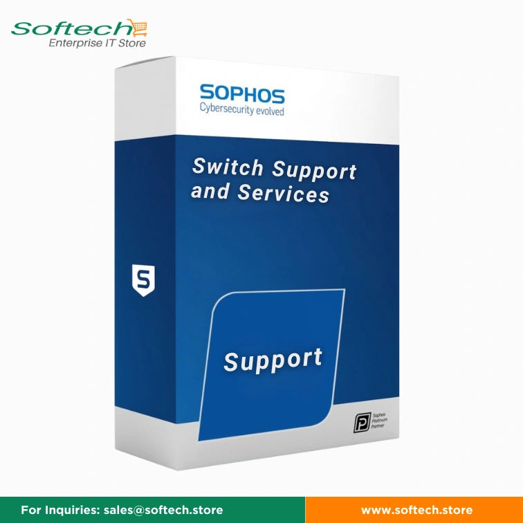 Buy Sophos Network Switches 24/7 Support and Services for Models Series 100 and 200 Series, available at softech store