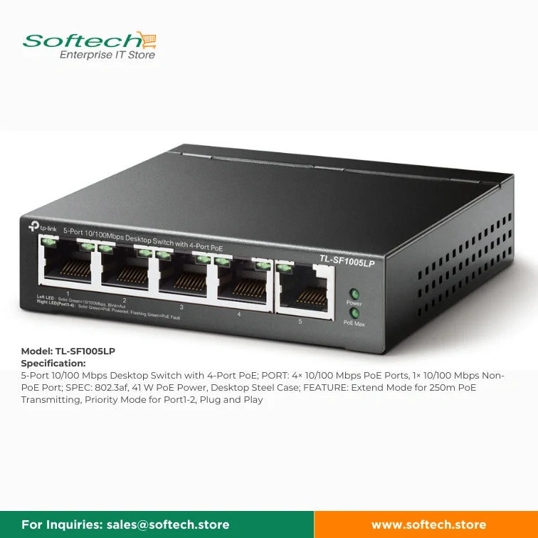 TP-LINK BUSINESS SERIES Unmanaged/Easy Smart PoE Switch