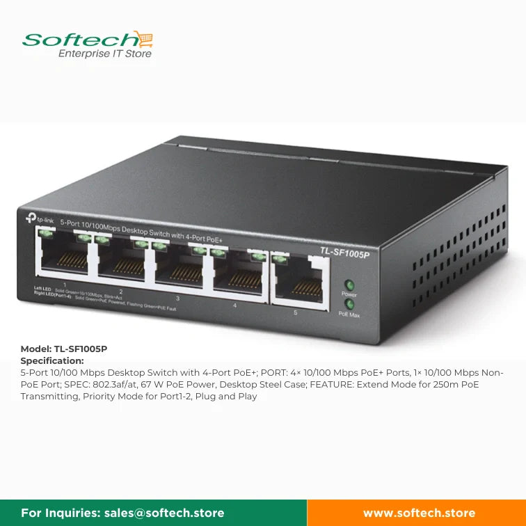 TP-LINK FESTA Unmanaged/Easy Smart PoE Switch
