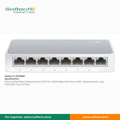 TP-LINK BUSINESS SERIES Unmanaged 5/8P 10/100M Switch