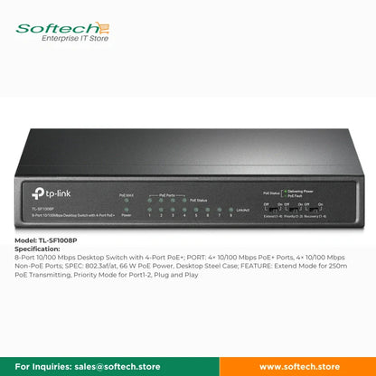 TP-LINK BUSINESS SERIES Unmanaged/Easy Smart PoE Switch