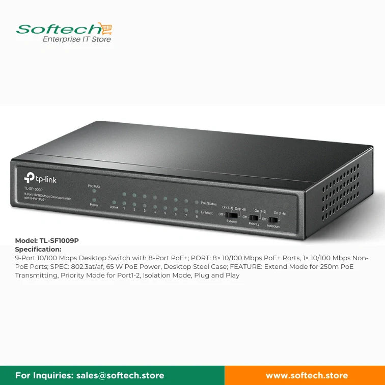 TP-LINK BUSINESS SERIES Unmanaged/Easy Smart PoE Switch
