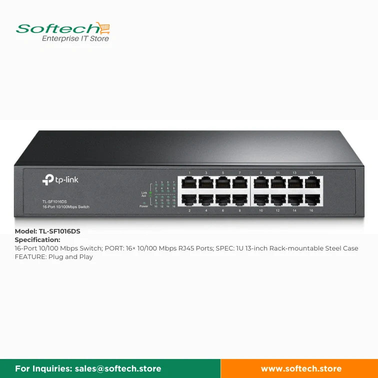 TP-LINK BUSINESS SERIES Unmanaged 16/24/48P 10/100M Switch