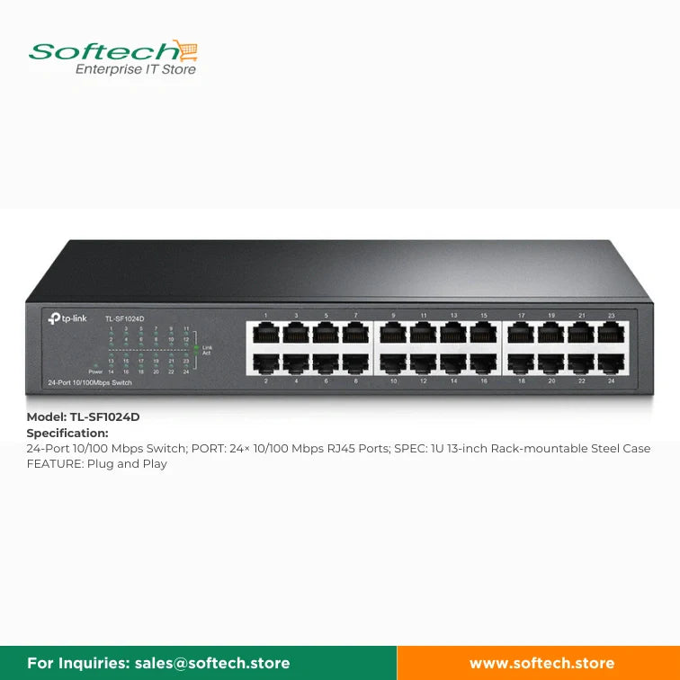 TP-LINK BUSINESS SERIES Unmanaged 16/24/48P 10/100M Switch