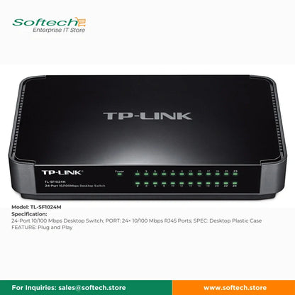 TP-LINK BUSINESS SERIES Unmanaged 16/24/48P 10/100M Switch
