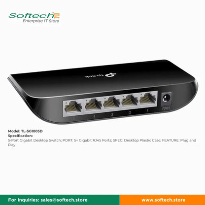 TP-LINK BUSINESS SERIES Unmanaged 5/8P Giga-Switch