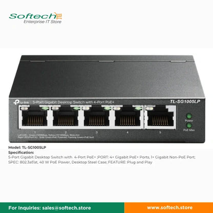 TP-LINK FESTA Unmanaged/Easy Smart PoE Switch