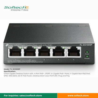 TP-LINK BUSINESS SERIES Unmanaged/Easy Smart PoE Switch