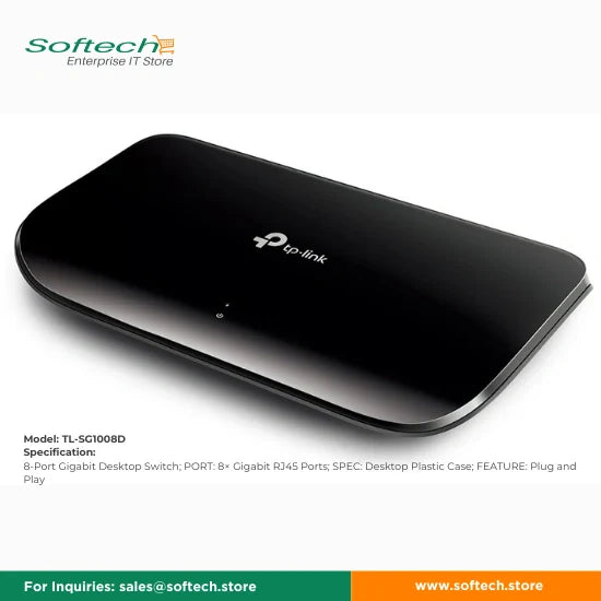 TP-LINK BUSINESS SERIES Unmanaged 5/8P Giga-Switch