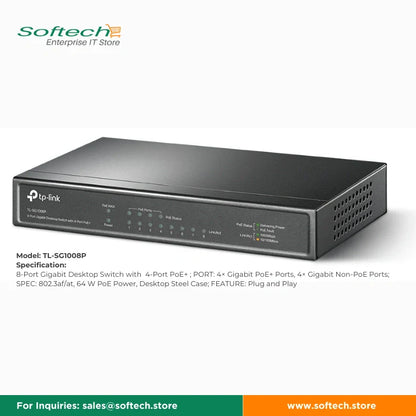 TP-LINK FESTA Unmanaged/Easy Smart PoE Switch