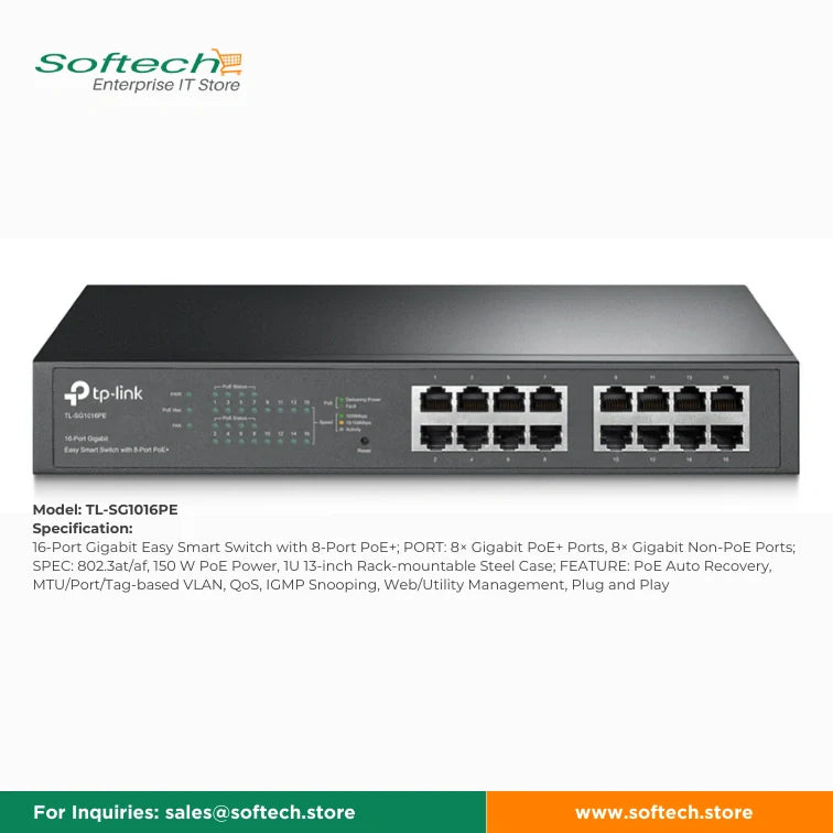 TP-LINK FESTA Unmanaged/Easy Smart PoE Switch