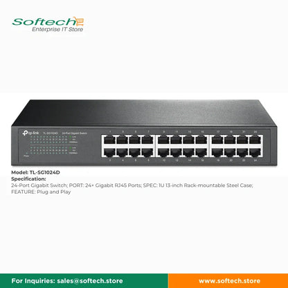 TP-LINK BUSINESS SERIES Unmanaged 16/24/48P Giga-Switch