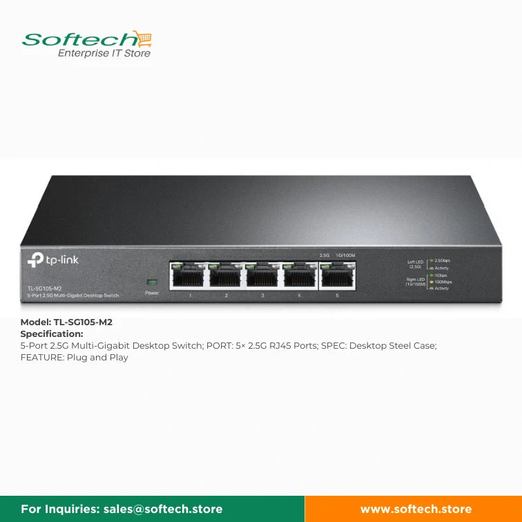 TP-LINK FESTA Unmanaged 5/8P MultiGiga-Switch