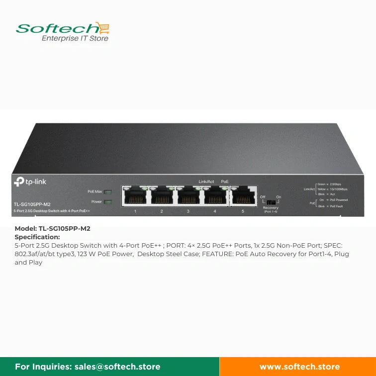 TP-LINK BUSINESS SERIES Unmanaged/Easy Smart PoE Switch