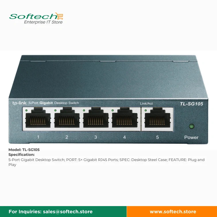 TP-LINK BUSINESS SERIES Unmanaged 5/8P Giga-Switch