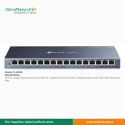 TP-LINK BUSINESS SERIES Unmanaged 16/24/48P Giga-Switch