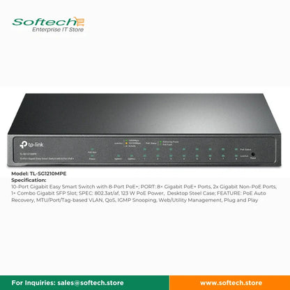 TP-LINK BUSINESS SERIES Unmanaged/Easy Smart PoE Switch