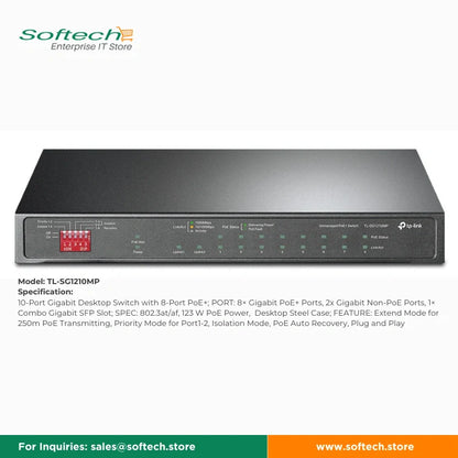 TP-LINK FESTA Unmanaged/Easy Smart PoE Switch