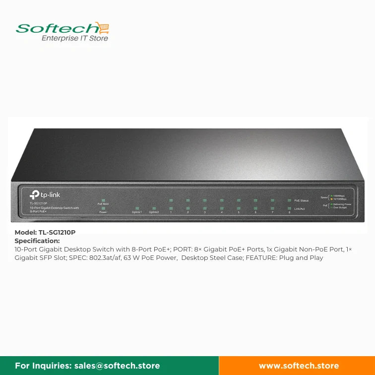 TP-LINK BUSINESS SERIES Unmanaged/Easy Smart PoE Switch