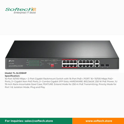 TP-LINK FESTA Unmanaged/Easy Smart PoE Switch