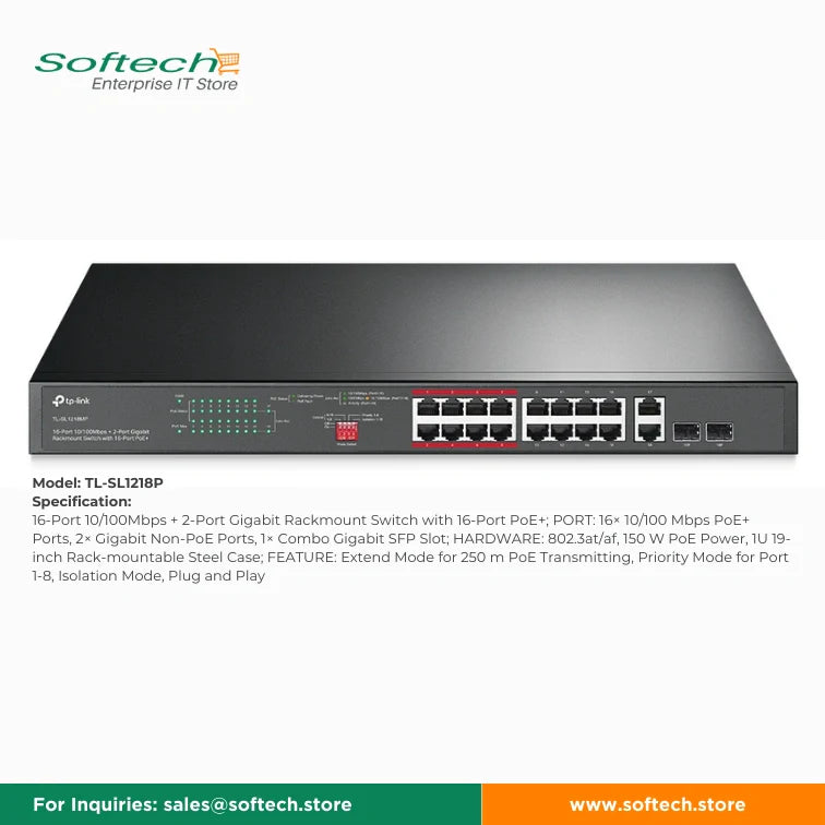 TP-LINK BUSINESS SERIES Unmanaged/Easy Smart PoE Switch