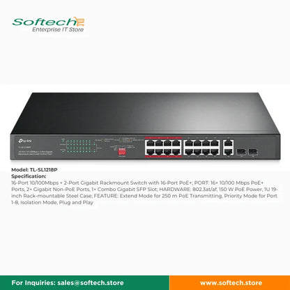 TP-LINK BUSINESS SERIES Unmanaged/Easy Smart PoE Switch
