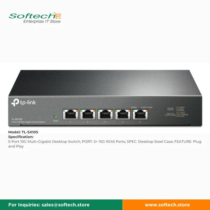 TP-LINK BUSINESS SERIES Unmanaged 5/8P MultiGiga-Switch