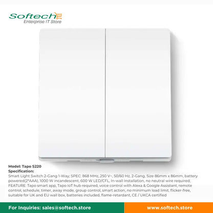 image TP-LINK Home Automations - Tapo Smart Switch Online | TP-Link Store
