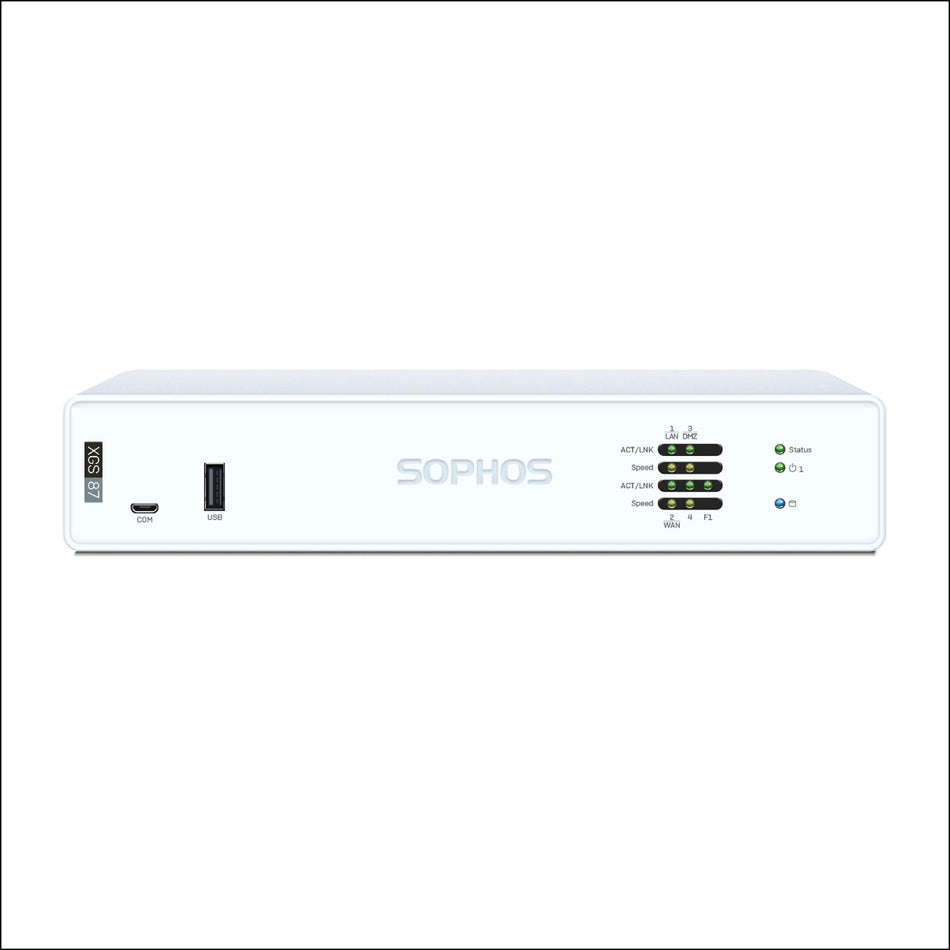 Sophos XGS 87 Firewall Security Appliance - UK power cord