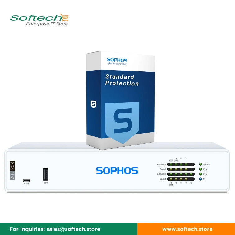 Special offer Sophos XGS 107 Firewall with and without Protections and support is available on Softech Store.