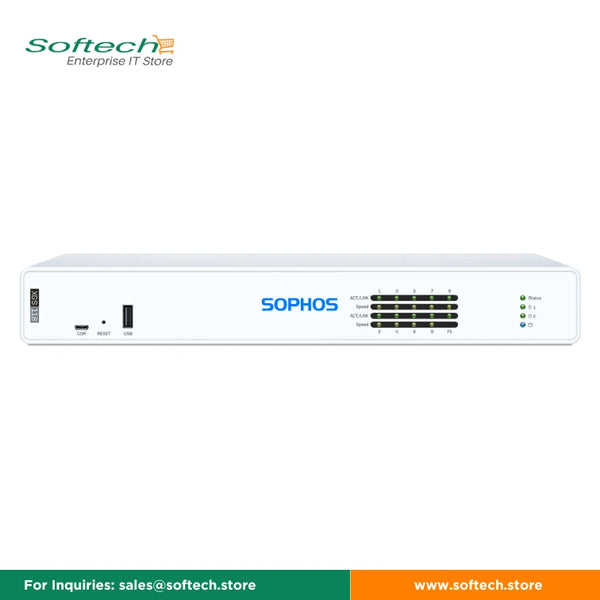 Sophos XGS 118 Firewall With Protection Bundle Subscriptions and Base License