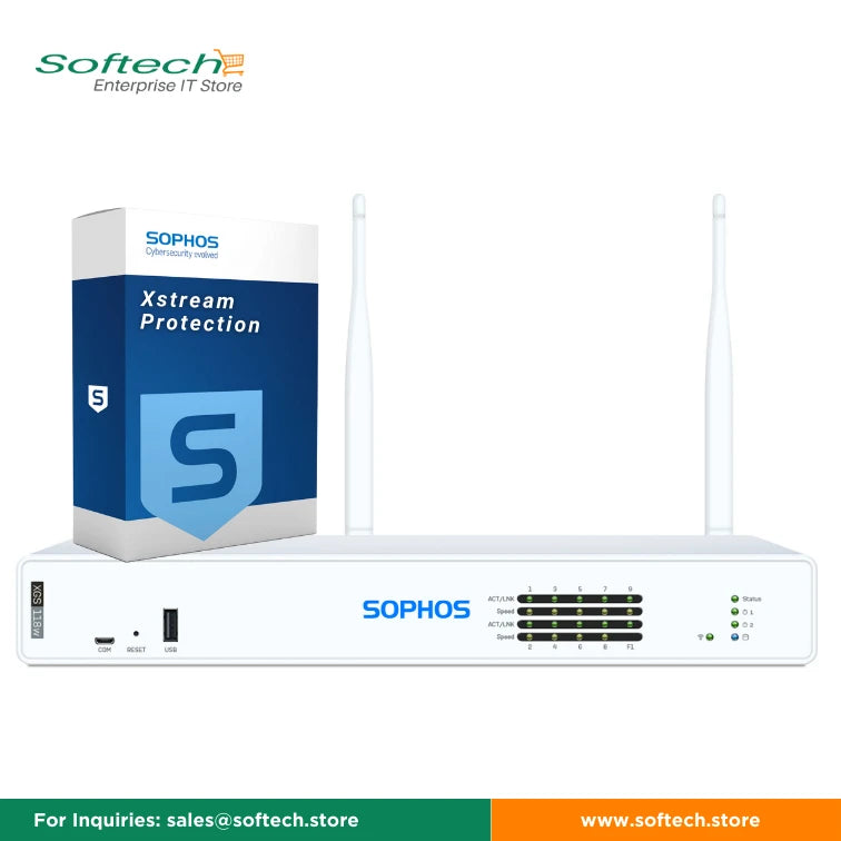 Special offer Sophos XGS 118w Firewall with and without Protections and support is available on Softech Store.