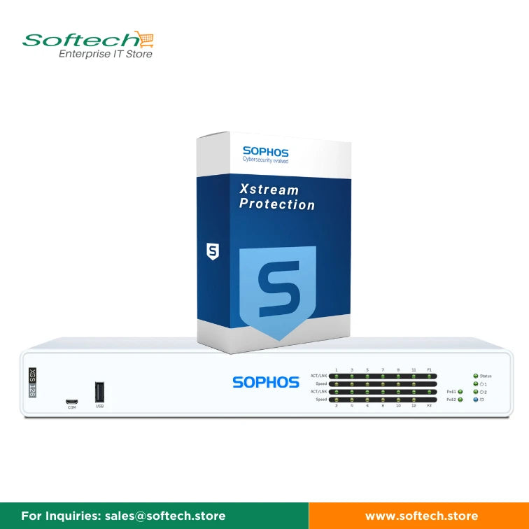 Special offer Sophos XGS 126 Firewall with and without Protections and support is available on Softech Store.