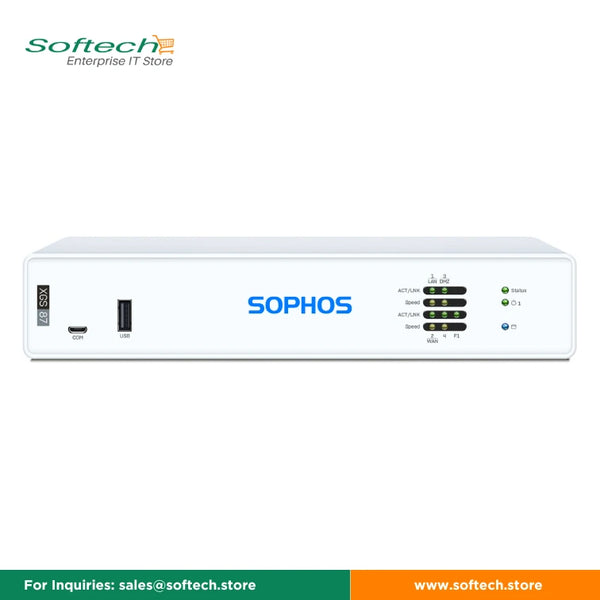 Sophos XGS 87 Firewall With Protection Bundle Subscriptions and Base License