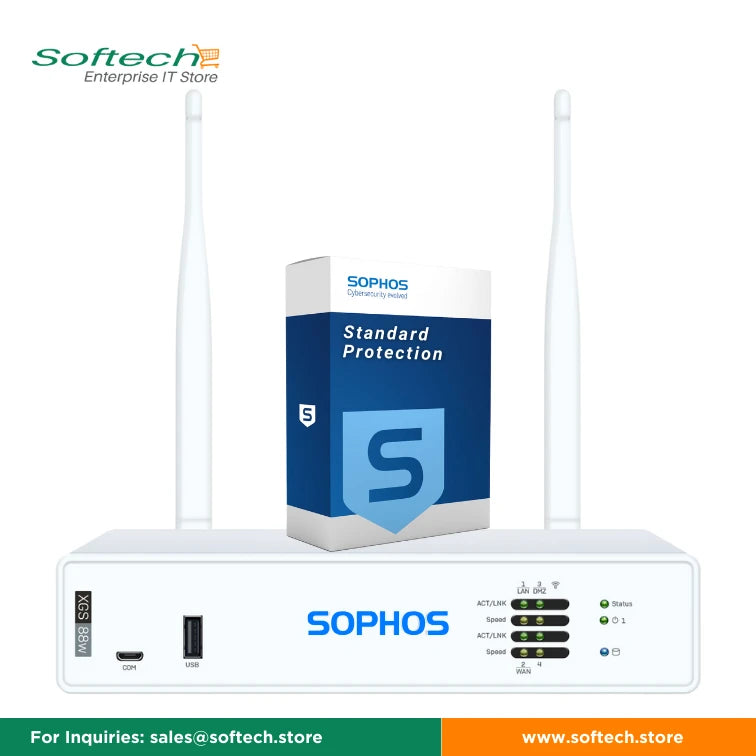 Special offer Sophos XGS 88w Firewall with and without Protections and support is available on Softech Store.