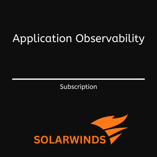 Image Solarwinds Convert existing subscription(s) to Application Observability, 1 Application Instance per month - Annual Subscription