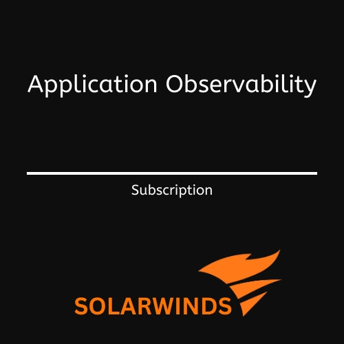 Image Solarwinds Expansion of  Application Observability, 1 Application Instance per month - Annual Subscription Upgrade (Maintenance expires on same day as existing license)