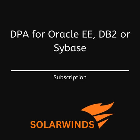 Image Solarwinds Upgrade to SolarWinds Database Performance Analyzer Oracle EE, DB2, or ASE (100 to 199 instances) - Subscription Upgrade (Expires on same day as existing Subscription)