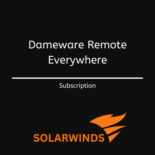 Image Solarwinds Dameware Remote Everywhere (1-5 Concurrent Users) - per concurrent user Annual Subscription