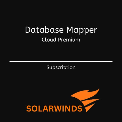 Image Solarwinds Database Mapper Cloud Premium per data source (1 to 4 data sources) - Annual Renewal (End of Support Scheduled for 02/28/2024)