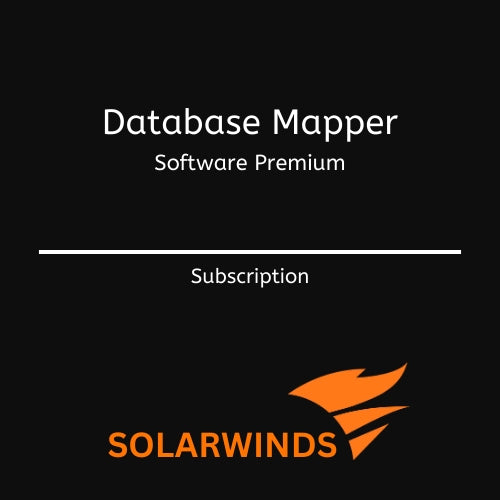 Image Solarwinds Database Mapper Software Premium per data source (1 to 4 data sources) - Annual Renewal (End of Support Scheduled for 02/28/2024)