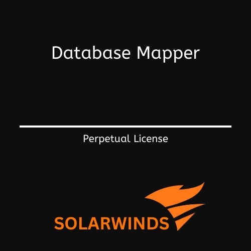 Image Solarwinds Database Mapper Software Premium per data source (1 to 4 data sources) - Annual Maintenance Renewal (End of Support Scheduled for 02/28/2024)