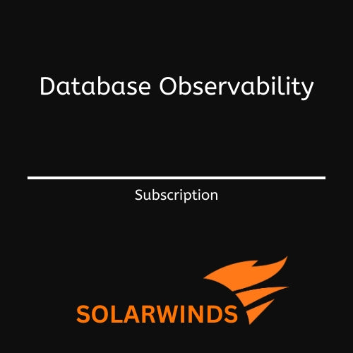 Image Solarwinds Database Observability, 1 Database Instance per month - Annual Subscription