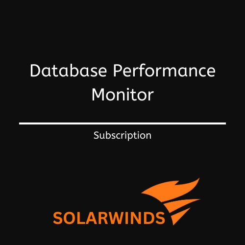 Image Solarwinds Database Performance Monitor Per Standard Production Instance (1-4 licenses) - One Year Service