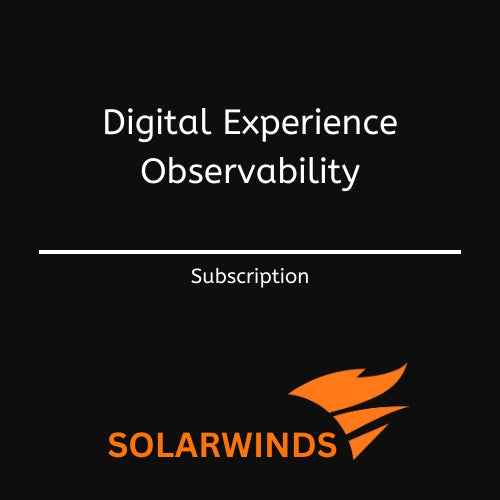 Image Solarwinds Expansion of  Digital Experience Observability ‚Äì Real User, 100,000 Page Views per month - Annual Subscription Upgrade (Maintenance expires on same day as existing license)