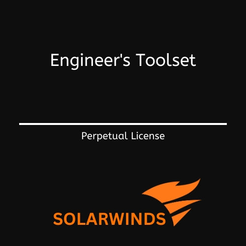 Image Solarwinds Upgrade of SolarWinds Standard Toolset (one license) to SolarWinds Engineer's Toolset Per Seat License (includes one desktop install & one Web named user) - License with 1st-Year Maintenance
