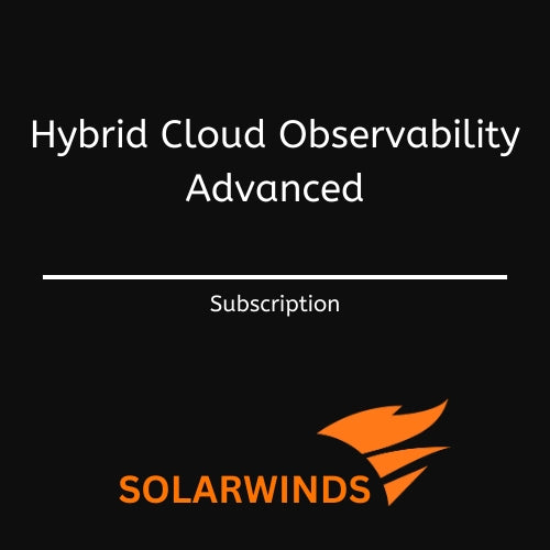 Image Solarwinds Convert existing license(s) to SolarWinds Hybrid Cloud Observability Advanced A25 (up to 25 nodes) - Annual Subscription