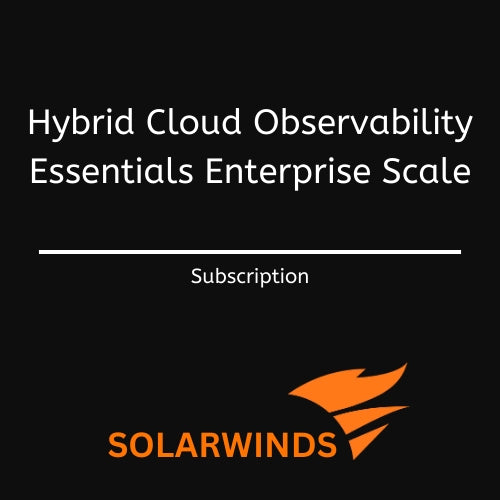 Image Solarwinds Hybrid Cloud Observability Essentials Enterprise Scale EE60000 (up to 60000 nodes) - Annual Renewal